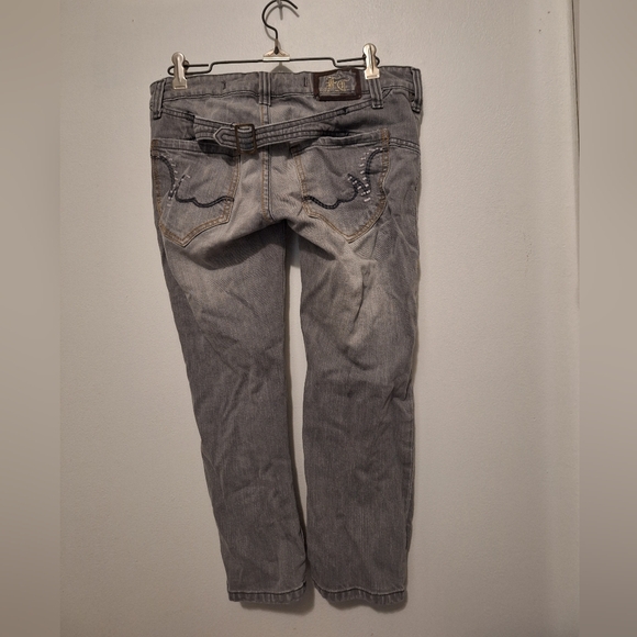 Grey short-leg jeans - Picture 5 of 7